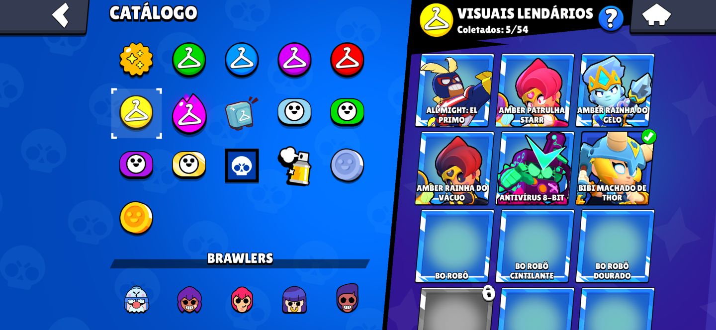 CONTA BRAWL STARS | 94 BRAWLERS | 17 HIPERCARGAS LVL 11 | GALE COMERCIANTE |