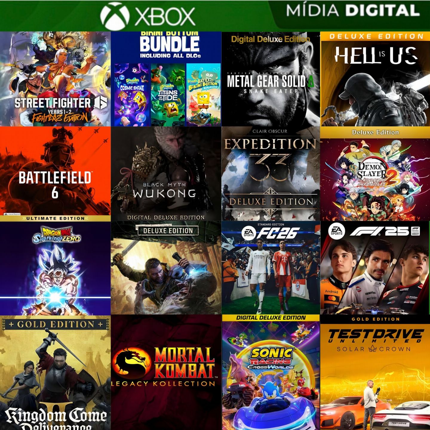 Jogos de Xbox One e Xbox Series S|X