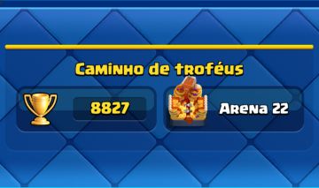 Conta Clash Royale , Arena 22 , 8827 troféus , 6 anos de conta