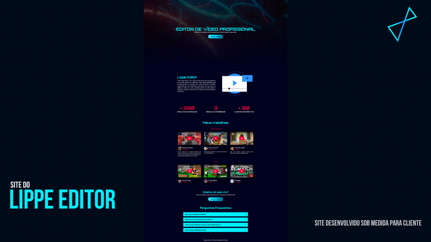 FAÇO SITES PROFISSIONAIS E RESPONSIVOS | DESENVOLVIMENTO WEB