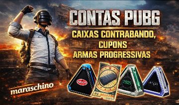 CONTAS PUBG: CONTRABANDOS + CAIXAS + SKINS | (ENTREGA AUTOMÁTICA) | MELHOR PREÇO