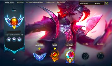 SKIN LENDÁRIA RIVEN PACTO QUEBRADO + [ DIAMANTE 60% DE WINRATE ] + [TROCA NICK]
