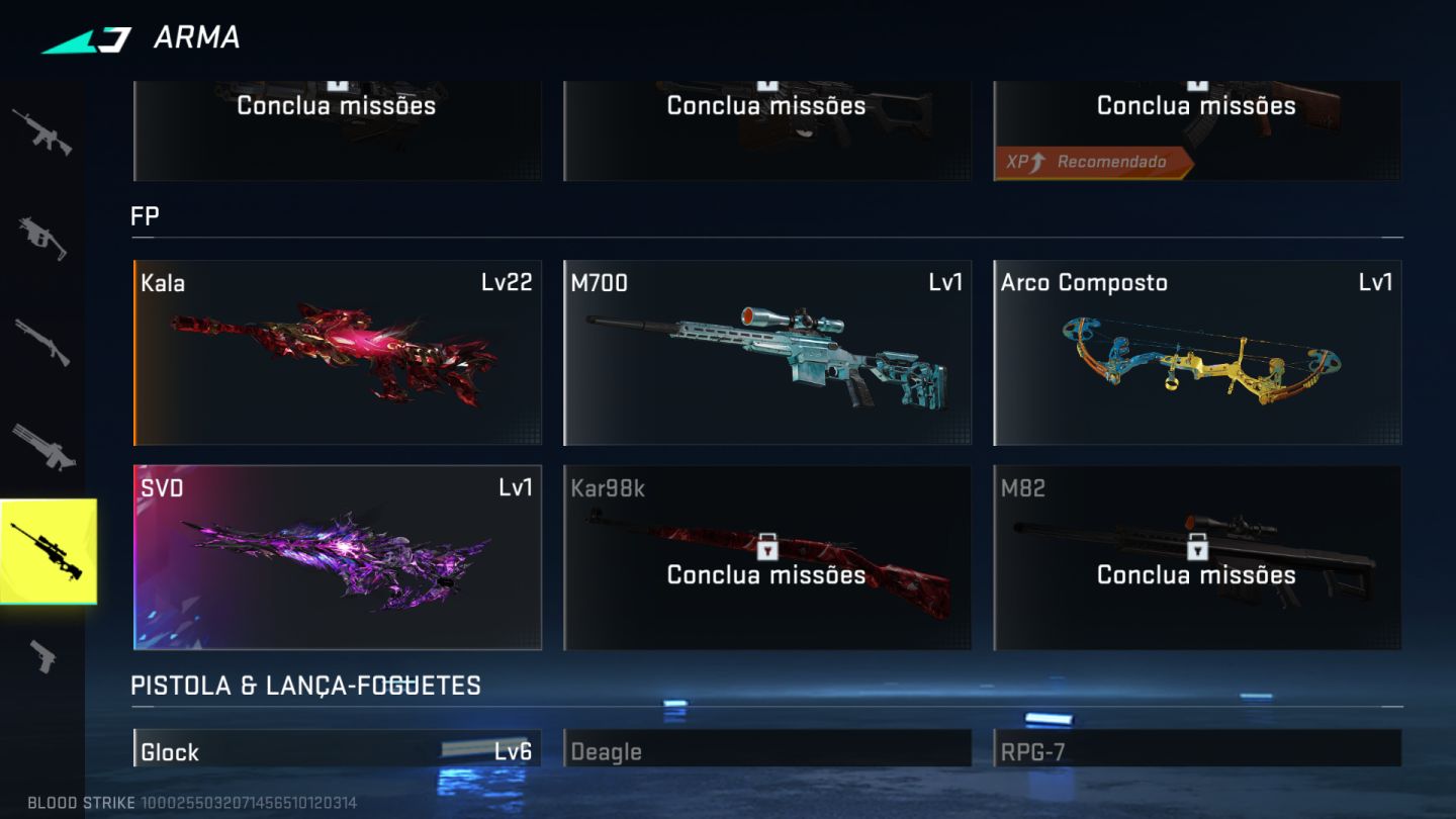 CONTA BLOOD STRIKE PRA SAIR LOGO