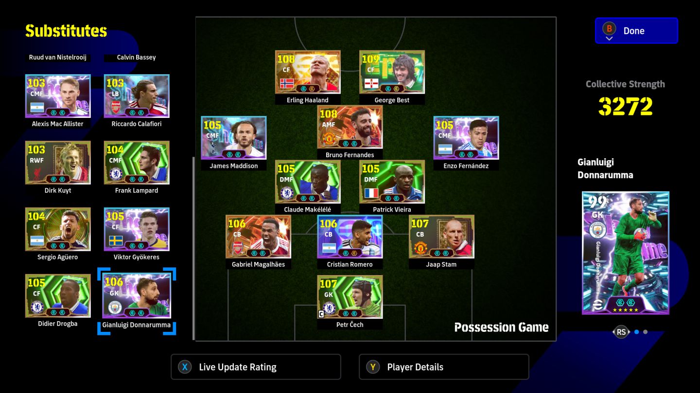 Conta eFootball Xbox / PC Microsoft - 3336 - 8 BigTime + 56 épicos + 35 ShowTime