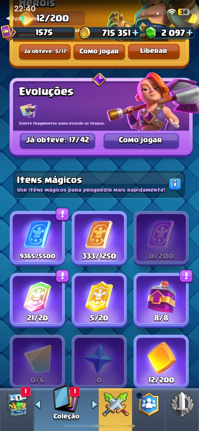 Conta de CR TOP