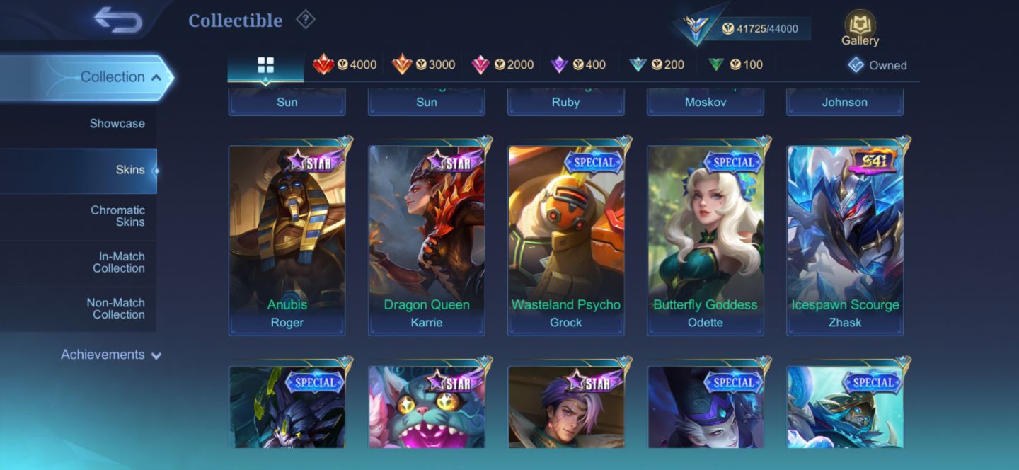 Conta mobile legends