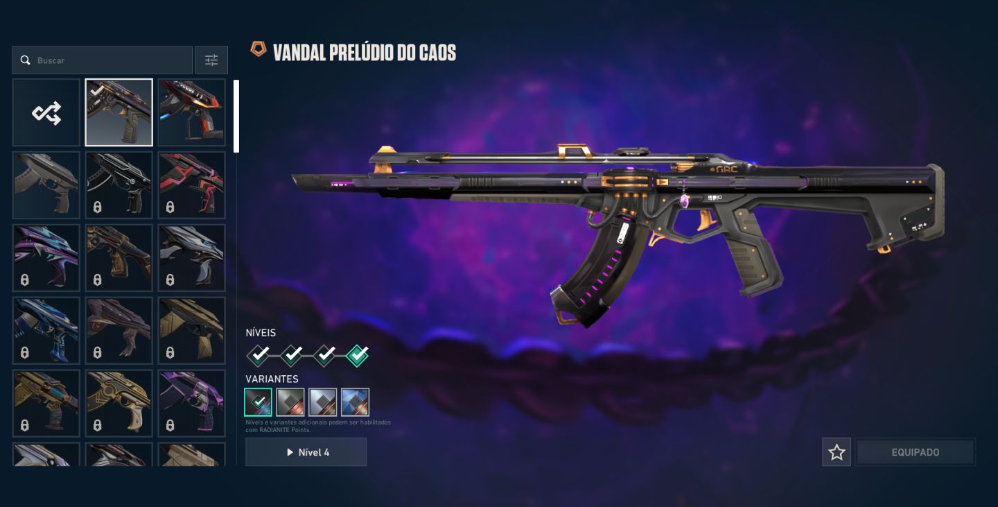| CONTA VALORANT COM 3 FACAS | 2 VANDAL | 1 GHOST E 1 SHERIFF |