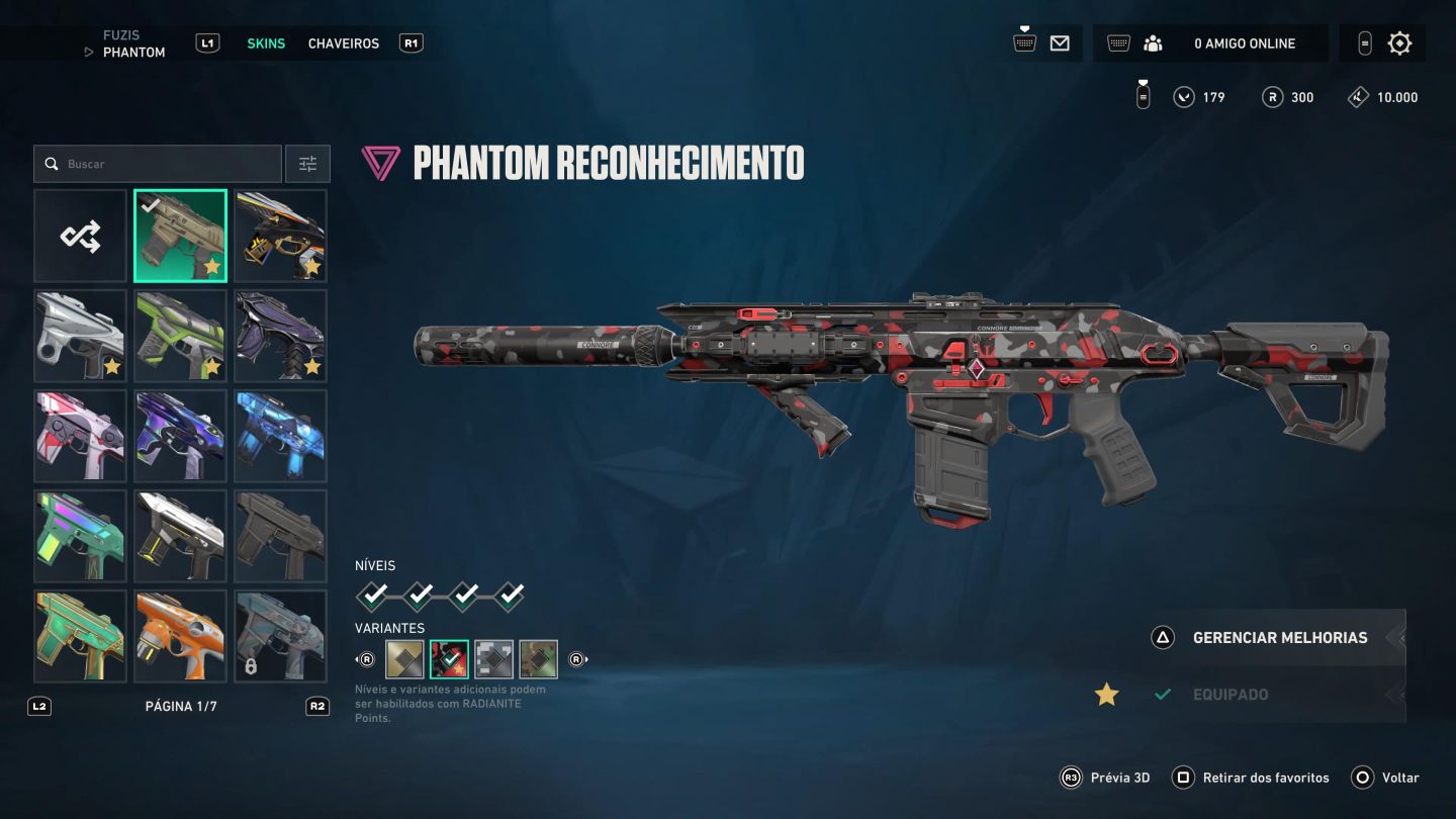 Conta Valorant Nível 403 | Ascendente | Champions 24/25 + Facas Raras | R$700