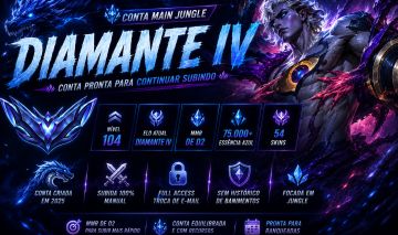 LEAGUE OF LEGENDS LVL 104 | DIAMANTE 4 | MMR D2+