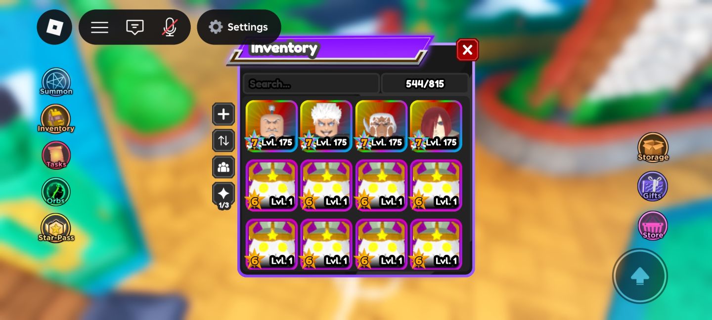 CONTA ASTD [OG] ROBLOX (COM 3X) (OVERLORD) (LVL 366) VARIOS 7 STAR MENOR PREÇO!!