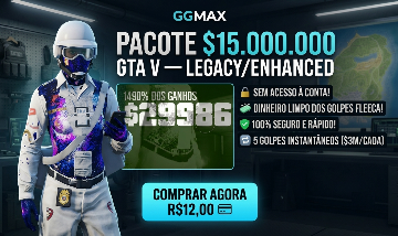 [GTA Online - Legacy/Enhanced PC] +15 Milhões (SEM ACESSAR SUA CONTA)