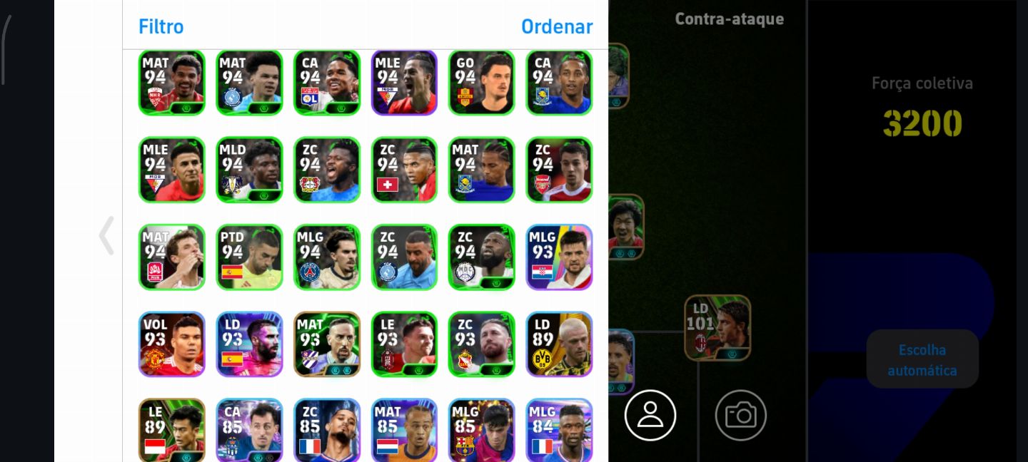 Conta com Ibra 110 e time completinho