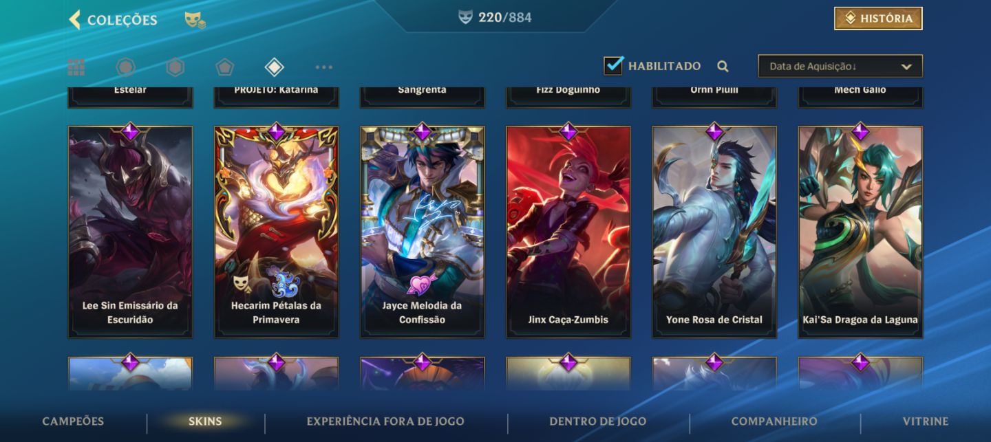 CONTA DE WILD RIFT COM YASUO CALIGRAFIA DE PRESTÍGIO!!!