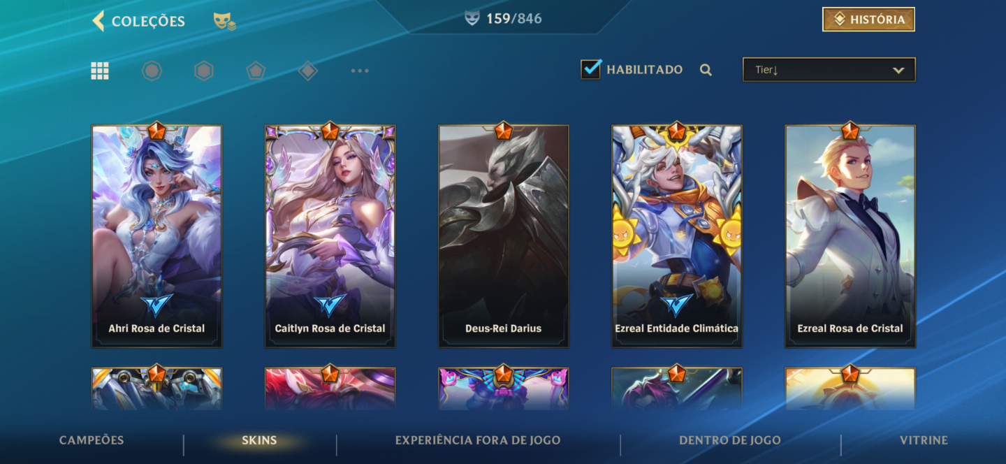 CONTA WILD RIFT CHALLANGER COM SKIN JINX NOVA