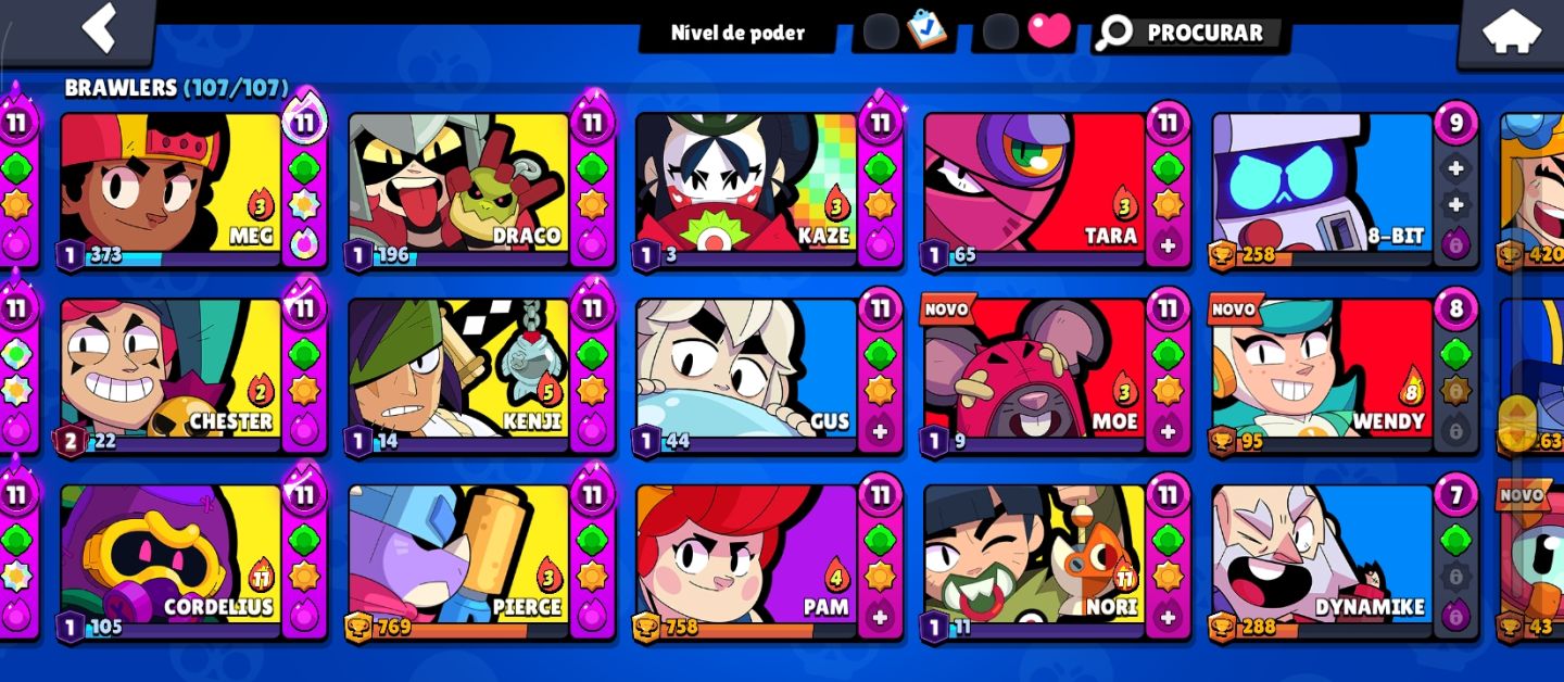 Conta de brawl (negociável)