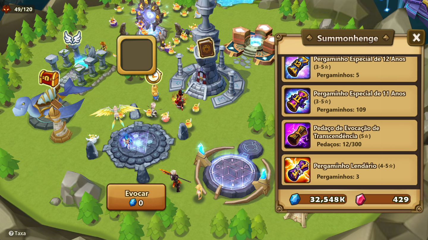 NARSHA LD5 + NORA + 400+ SUMMONS + EVENTO 12 ANOS + CONTA COM EVENTO