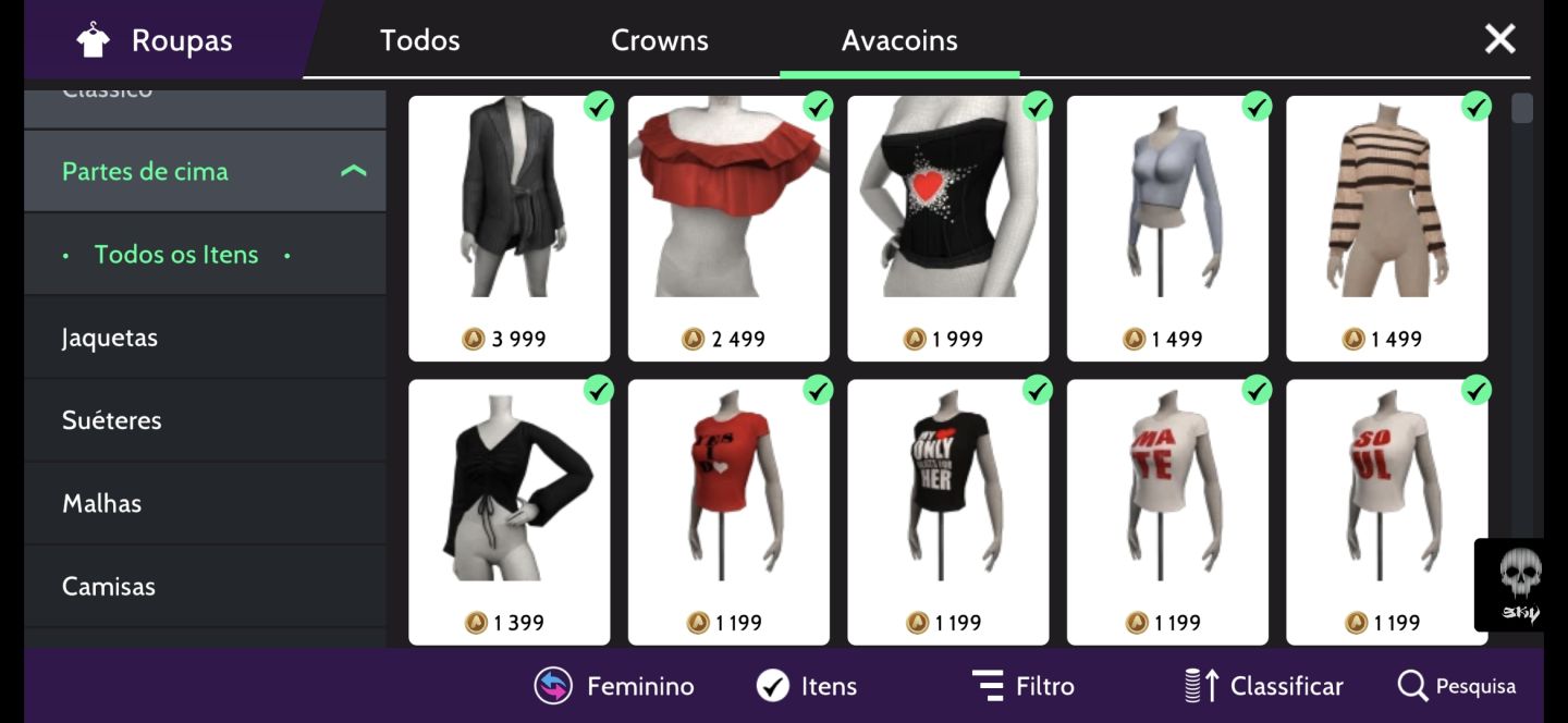 Conta avakin life lv 38.