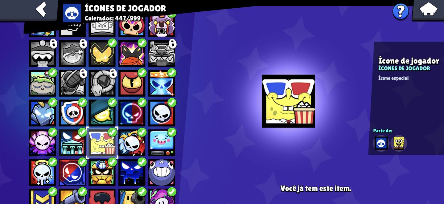 CONTA DUPLA BRAWL STARS (107/108) + CLASH ROYALE (ARENA 24)-FULL ACESSO|MESMO ID