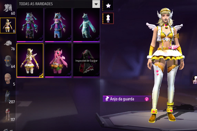CONTA DE FREE FIRE FULL ACESSO, 8 ANOS