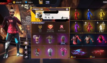Conta Free Fire com Primeiro Terceiro Setimo Passe Ragnarok Mestre S6 S7 Prime 8