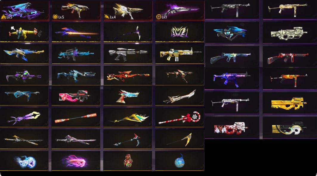 Conta de free fire prime 8 ragnarok muita parceria e arma att