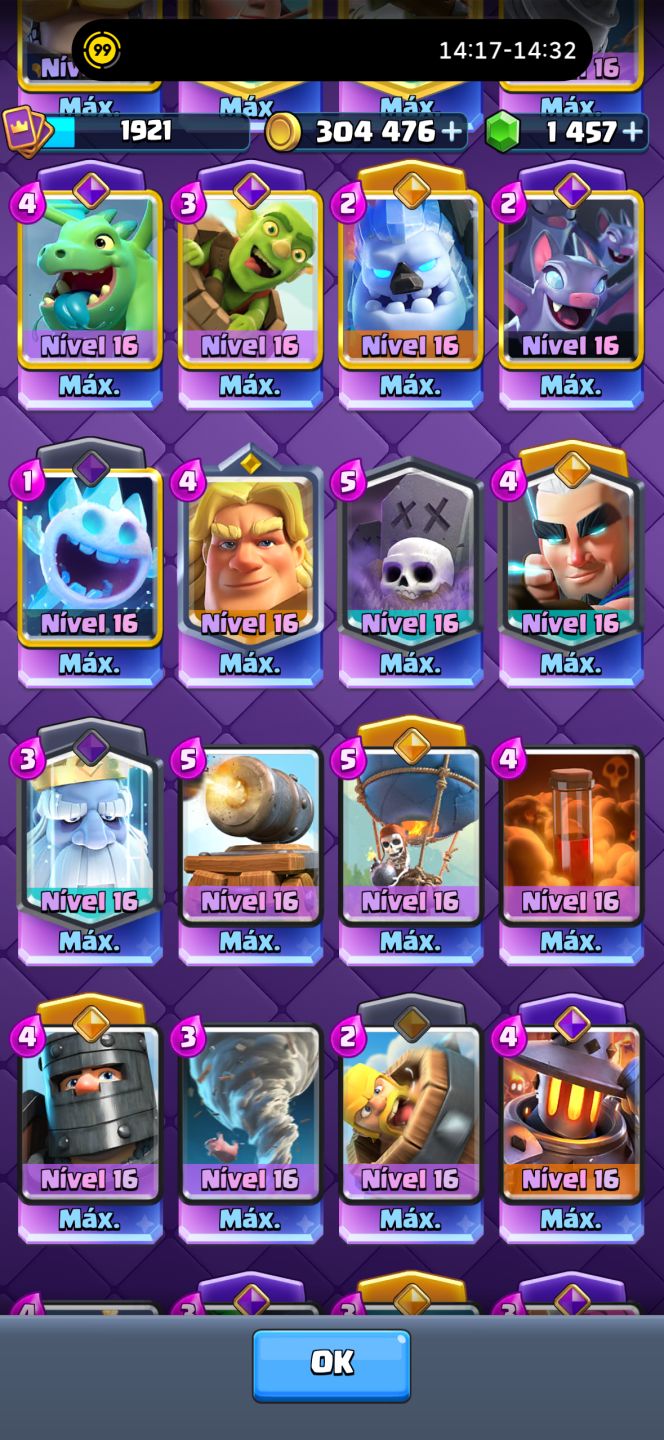 VENDE-SE CONTA DE CLASH ROYALE UPADA