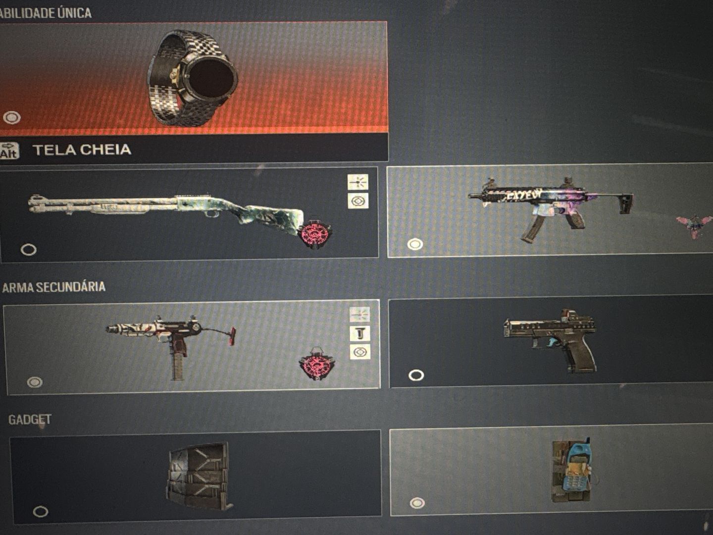 Conta high level rainbow six