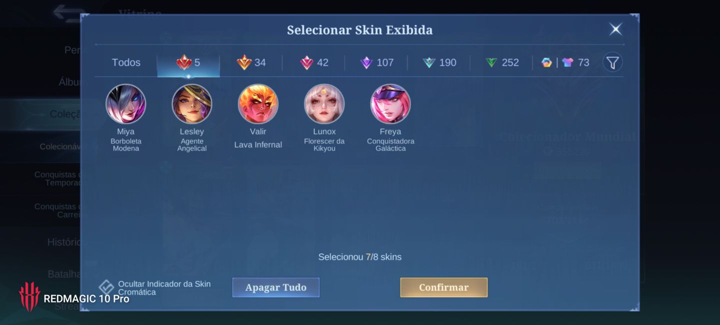 Conta Colecionador Mundial +700 skins