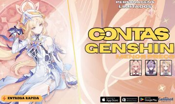CONTAS - GENSHIN IMPACT | COM PERSONAGENS T5 | MELHOR PREÇO