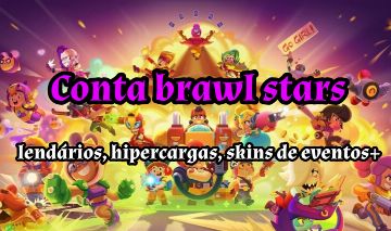 (34K) Conta FULL acesso brawl stars com skins de eventos limitados