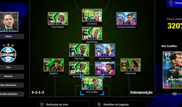 Conta eFootball (Steam) COM NEDVED 107 TOURE 105 SUARES 104 E COMPANIA