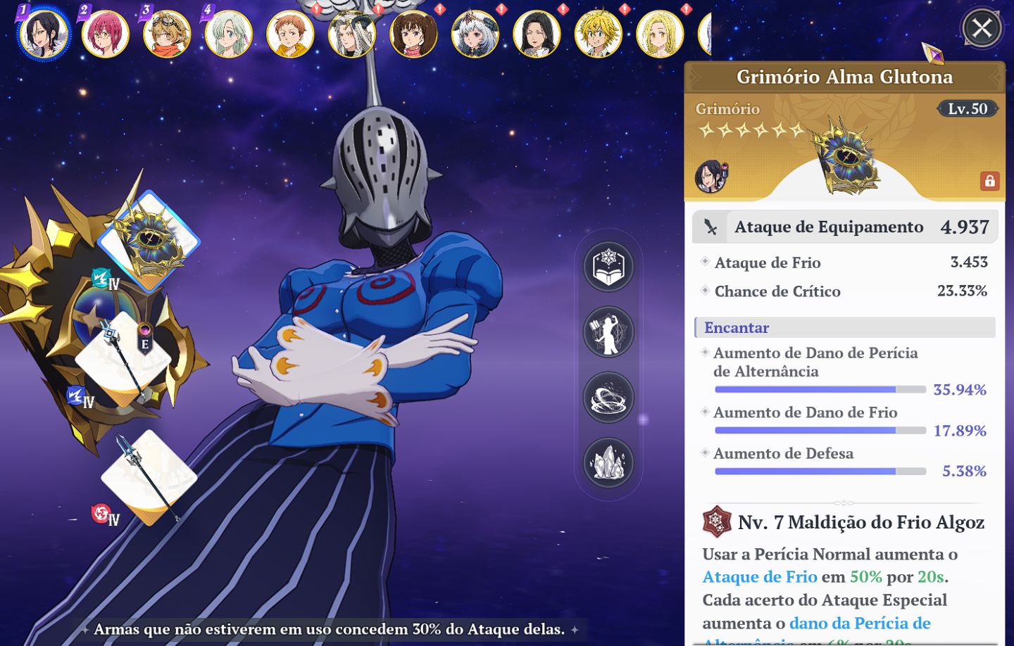 CONTA END GAME 7DS ORIGIN