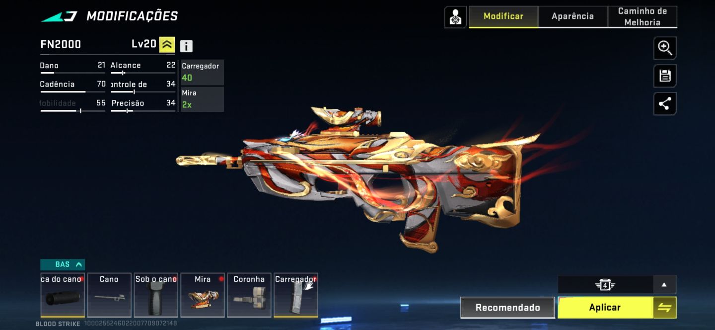Conta De BS com Ram Espírito Gamo + 3 eternas no hype (promoção pra sair logo)