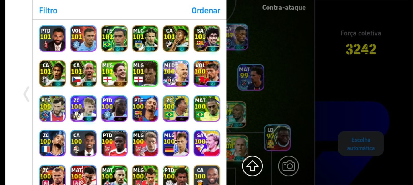 Conta Efootball, 3246, Dembelé e Mbappé 107.