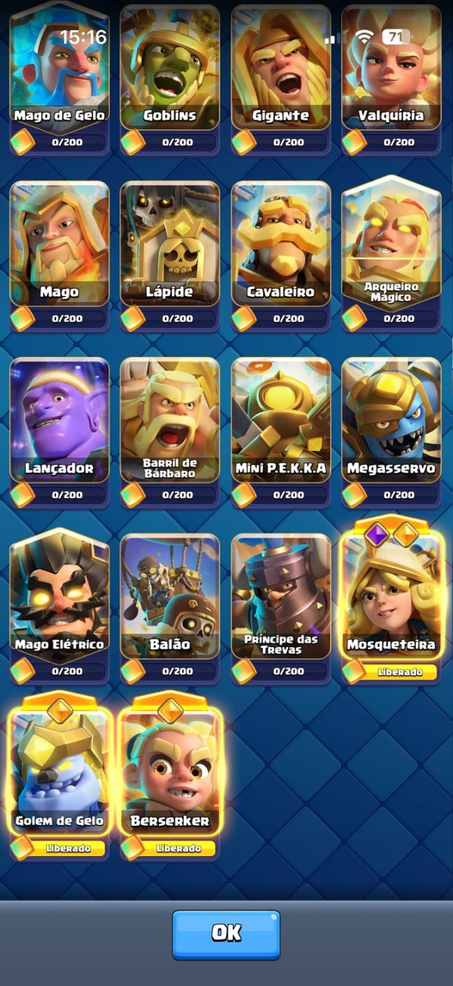 Conta clash royale 2.9 CORREDOR