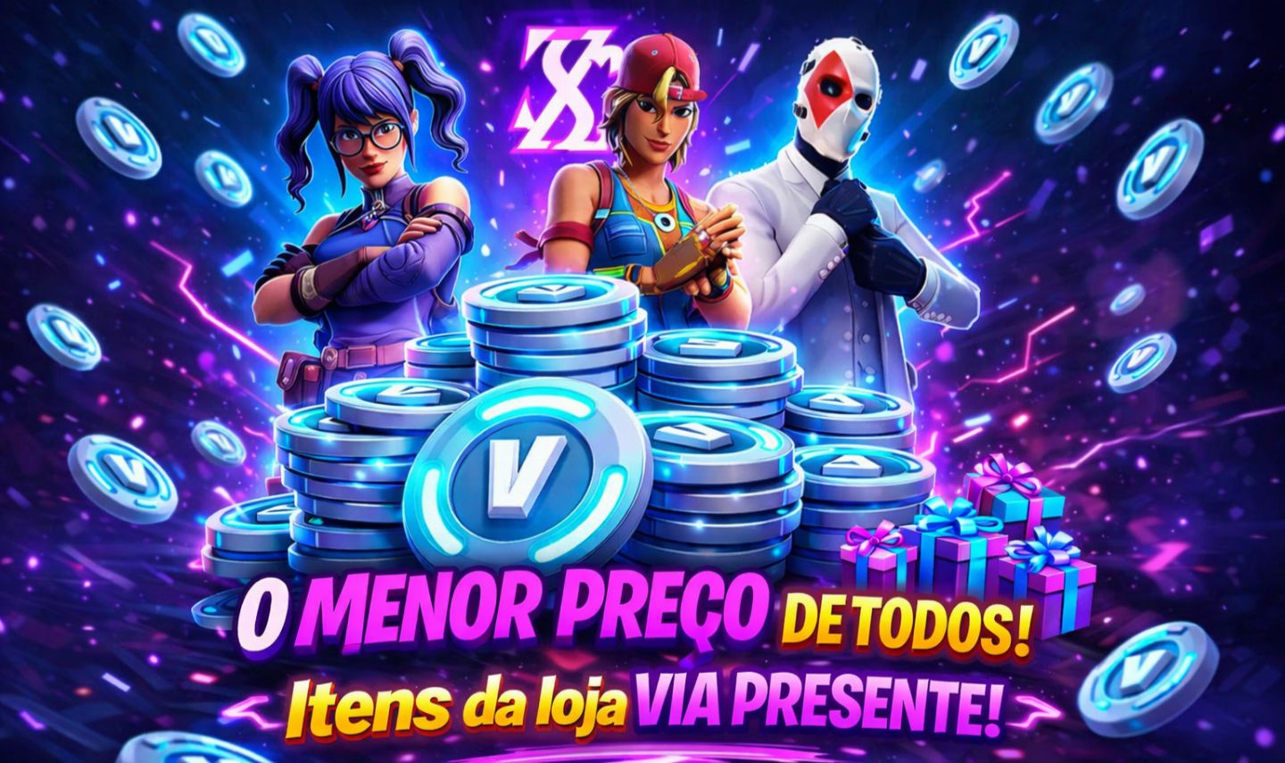 SKINS - VIA PRESENTE - MELHOR PREÇO DO MERCADO!