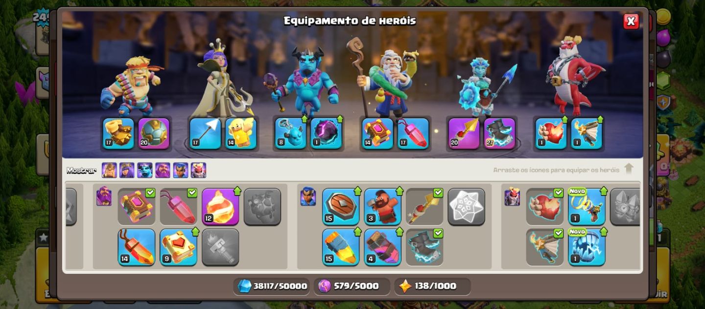 CONTA CLASH OF CLANS CV 17