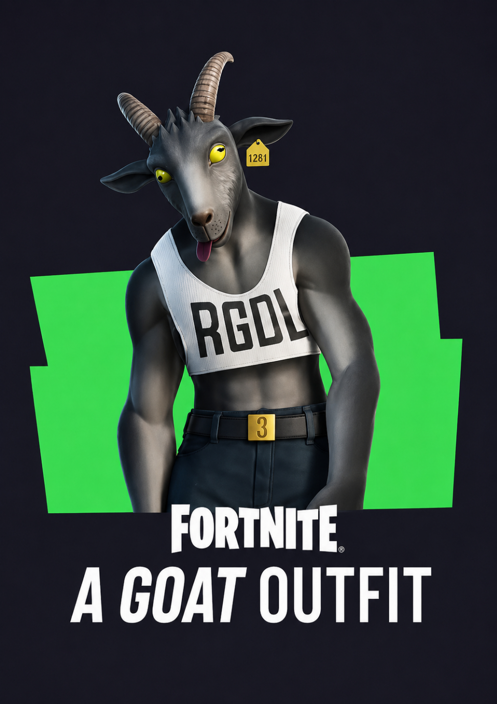 UNICO - FORTNITE PACOTE MINTY LEGENDS PACK/A GOAT +1000 VBUCKS-SEM VPN