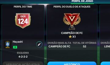 CONTA DE FC MOBILE GER 124 FULL PLAYSTYLES