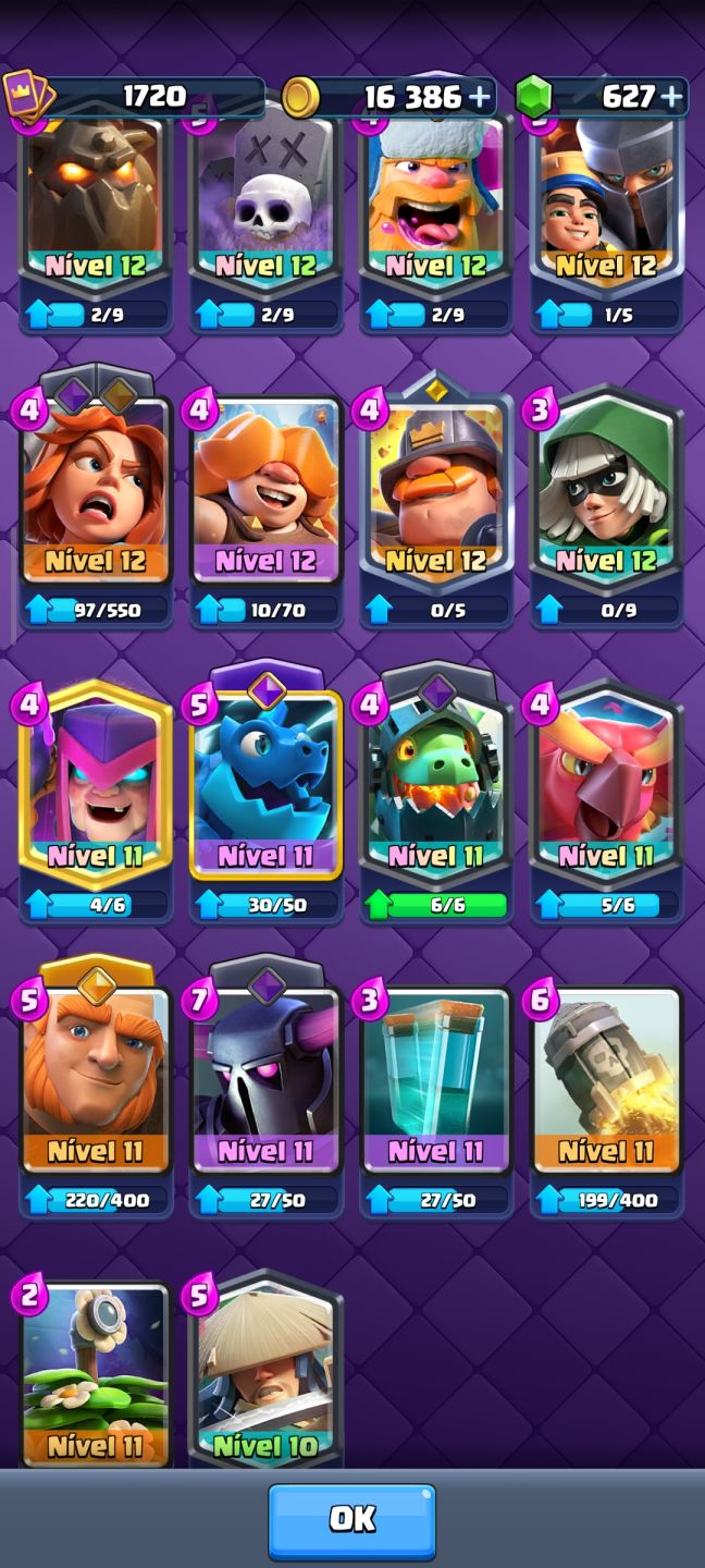 Conta Clash Royale 14500 troféus