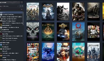 Conta steam com muitos jogos AAA