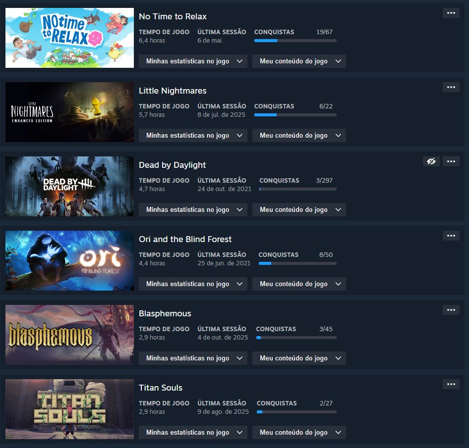 Conta Steam | Full Acesso | +30 jogos | Mais de 5 Anos de Serviço