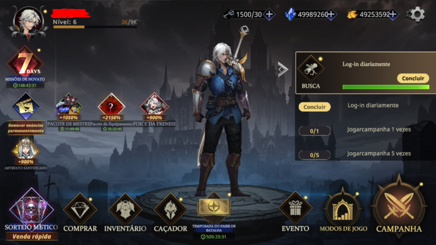SHADOW RIVAL | OURO + GEMAS + CHAVES + RECURSOS | ANDROID APENAS