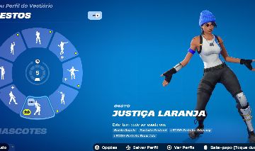 CONTA FORTNITE RARA (PRIMEIRA SKIN DA PSPLUS E JUSTIÇA LARANJA)