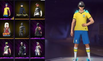 CONTA DE FREE FIRE [BASICA SKINS DA PARCERIA DO NARUTO ETC, LEIA DESCRICAO]