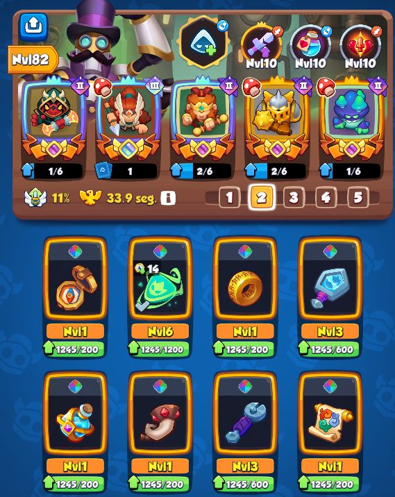 CONTA RUSH ROYALE TOP