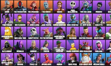 CONTA FORTNITE - 50 SKINS FULL | PODE ALTERAR E-MAIL | Kiara K.O, Onyx Winter