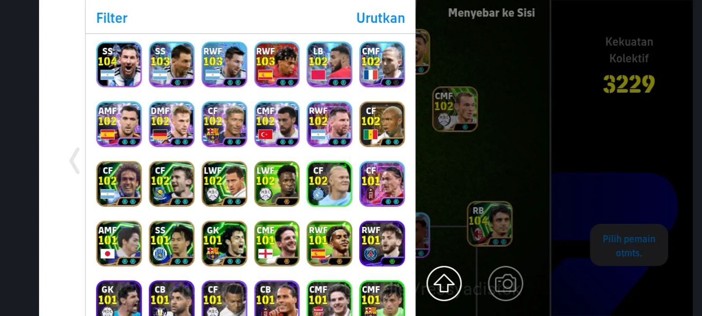 EFOOTBALL 3229 FC | CANNAVARO 106 | MESSI 105 | BEBETO 105 | OLMO 105 | 3.4M GP