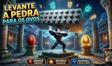 LEVANTE A PEDRA PARA OS OVOS - ROBLOX - MELHORES ANIMAIS + BRINDES