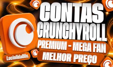 Crunchyroll Premium Mega Fan Acesso Imediato | Melhor Preço | Garantia